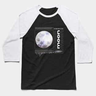 Mysteries of the Moon: Info-Packed Baseball T-Shirt